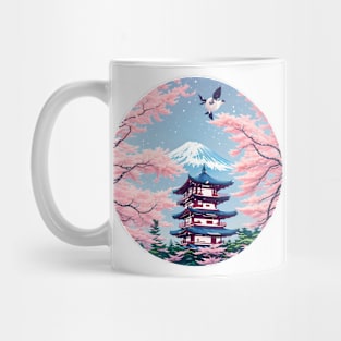 Japanese House by the Mountain Mug